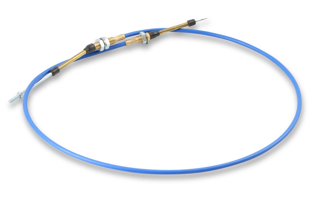 B&M Performance Shifter Cable - 5-Foot Length - Blue - Photo - out of package Right