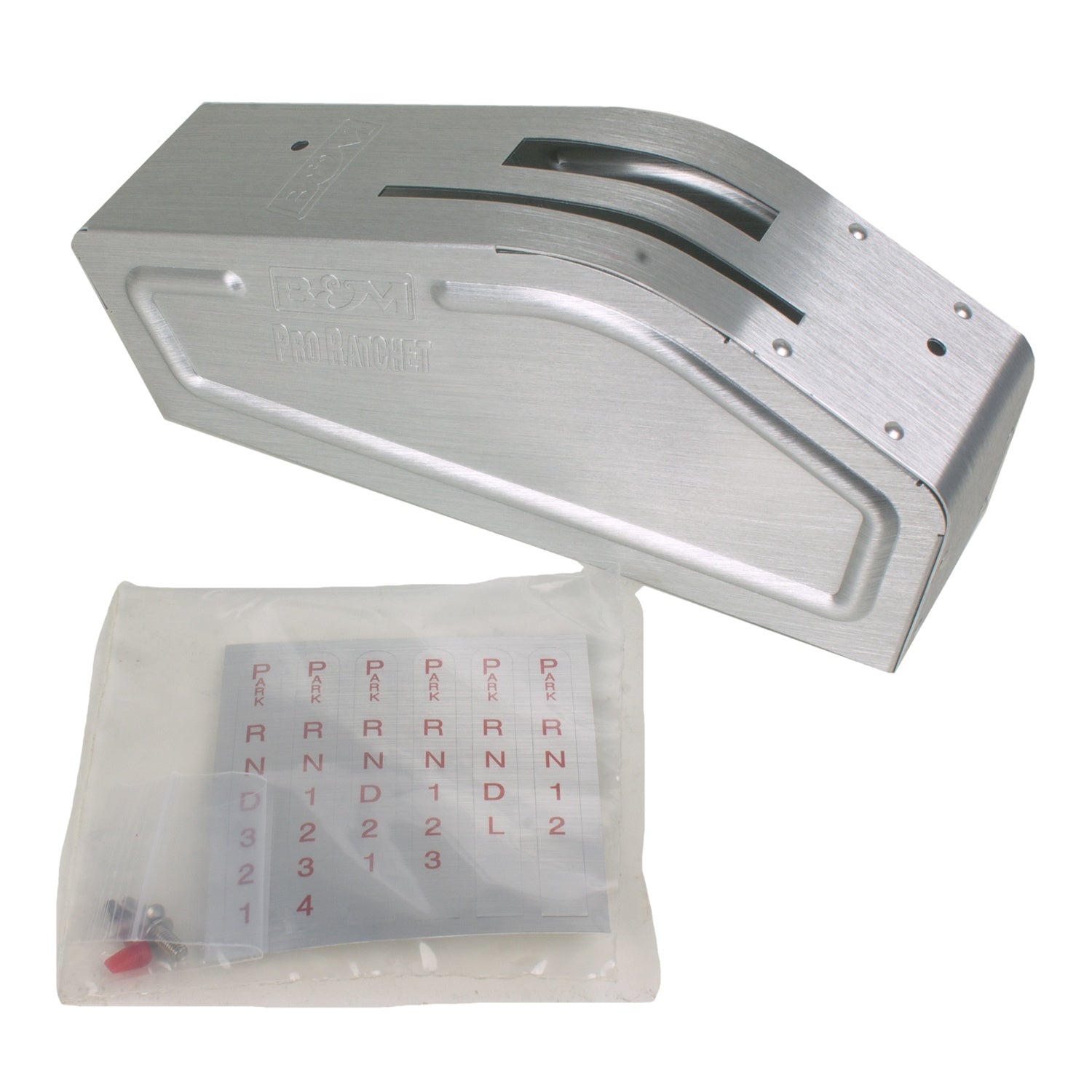 B&M Pro Ratchet Shifter Cover - Aluminum - Photo - Primary Front