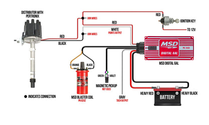 BLK MSD-6AL, Digital Ignition w/rev Cont - MSD Digital 6AL Ignition Control - Black