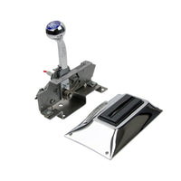 68-69 CAMARO CONSOLE QUICKSILVER - B&M Automatic Ratchet Shifter - QuickSilver Console