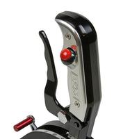 MAGNUM GRIP SDE PLT W/BTN, LEFT, CLEAR - B&M Magnum Grip Side Plate with 12V Button