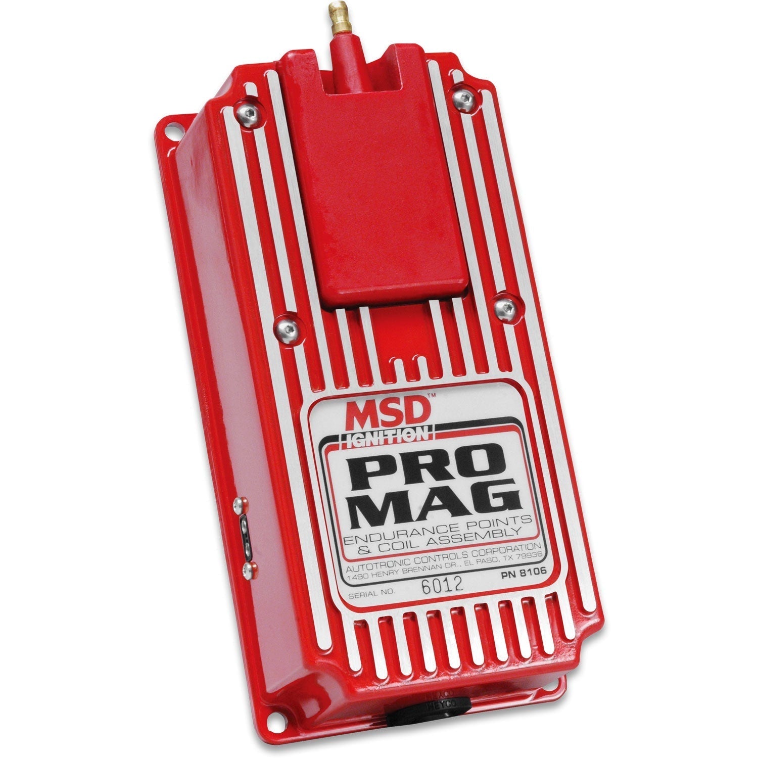 Pro Mag 12/20 Amp Electronic Points Box, Red - Photo - Primary Front