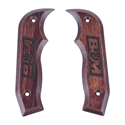 B&M Magnum Grip Side Plates - Rosewood - Photo - Primary Front