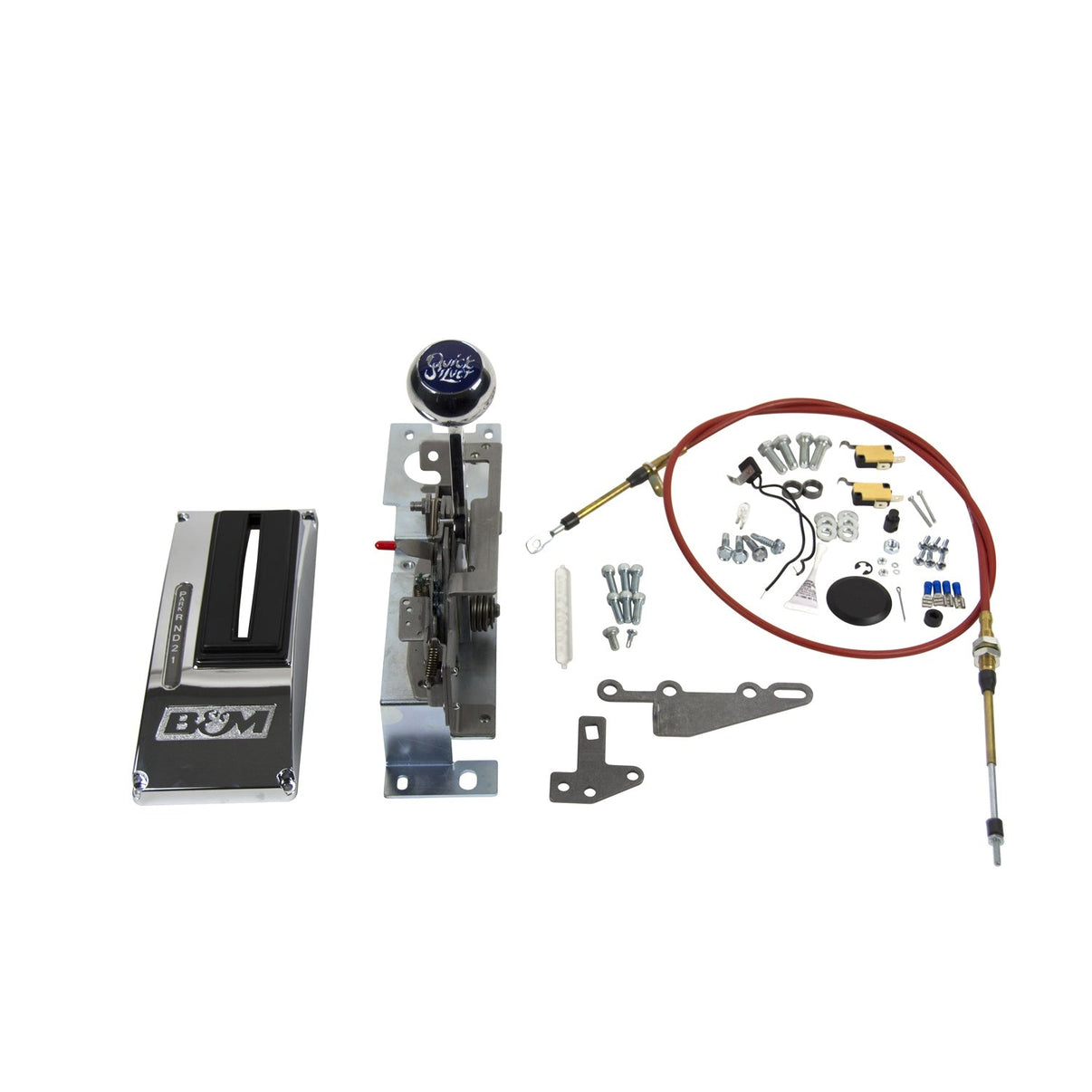 B&M Automatic Ratchet Shifter - QuickSilver Console - Photo - out of package Left