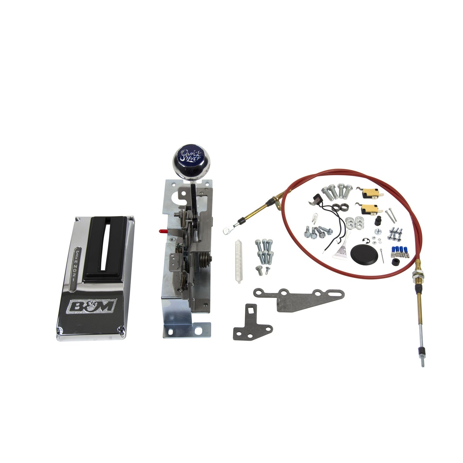 B&M Automatic Ratchet Shifter - QuickSilver Console - Photo - out of package Left
