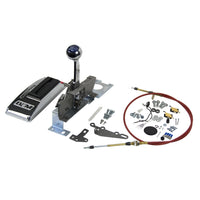 68-72 CHEVELLE/EL CAMINO CONSOLE QUICKSI - B&M Automatic Ratchet Shifter - QuickSilver Console