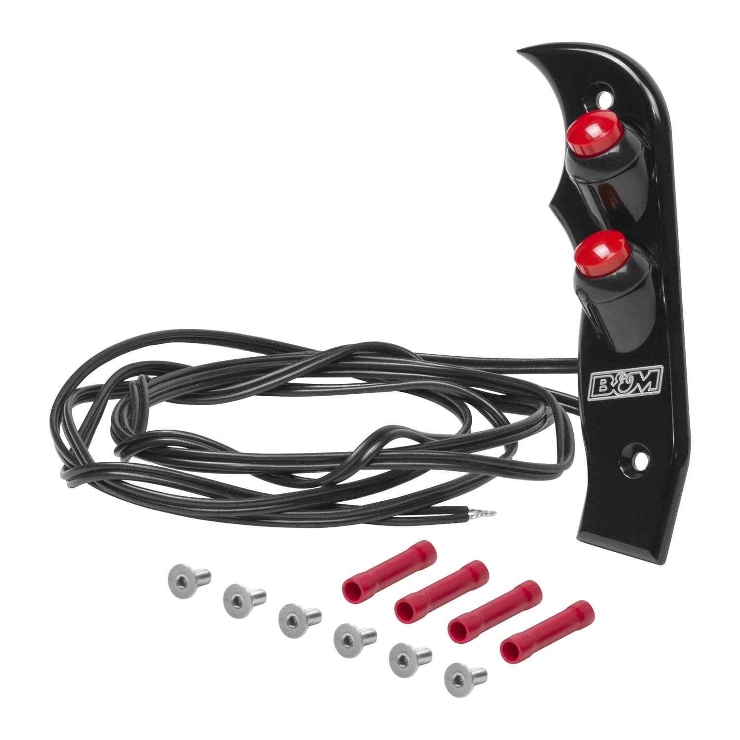 B&M Magnum Grip Side Plate with two 12V Buttons - Photo - Primary Front