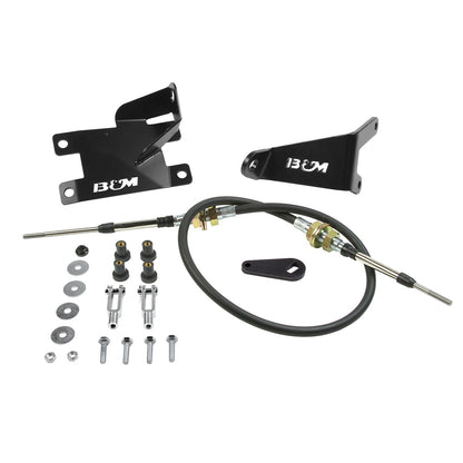 97-06 WRANGLER TJ T/C CABLE CONVERSION - B&M Heavy Duty Transfer Case Shift Cable Conversion Kit