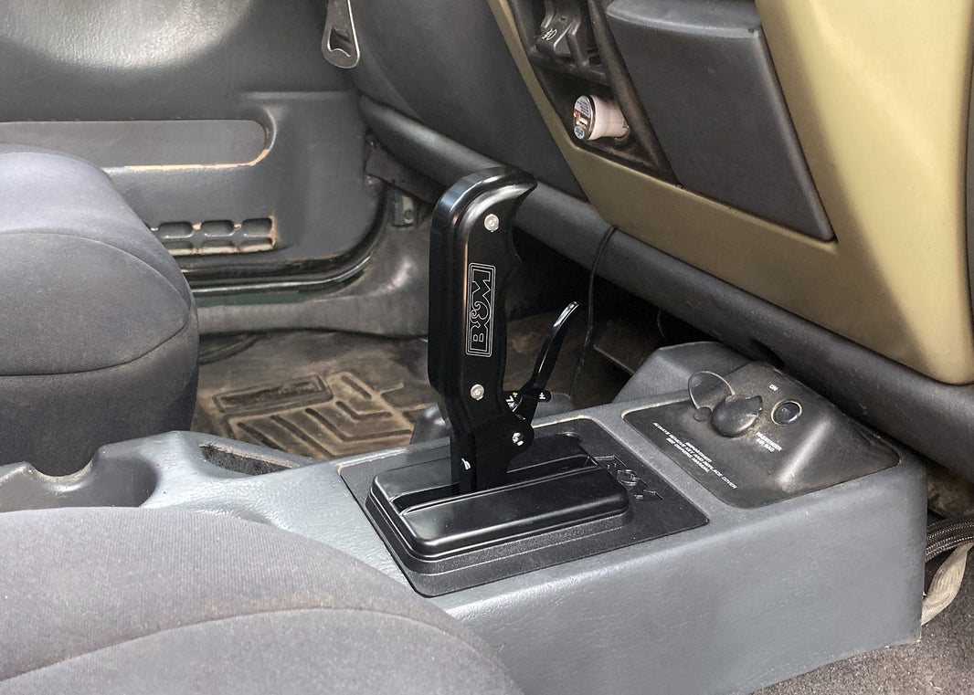 JEEP TJ, MJ, XJ PRO STICK SHIFTER, BLACK - B&M AUTOMATIC SHIFTER - MAGNUM GRIP PRO STICK CONSOLE