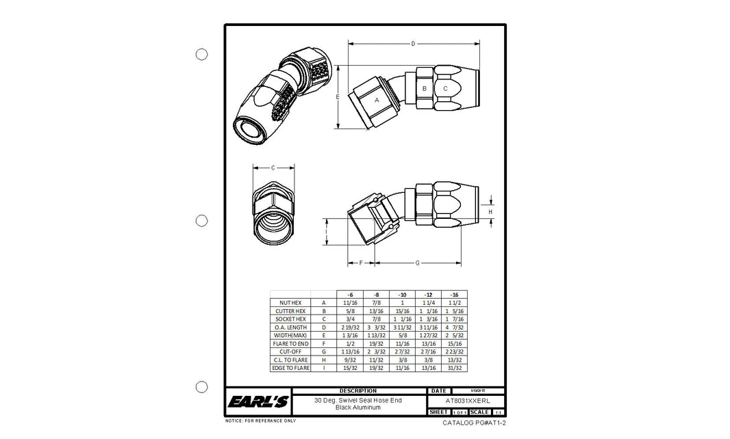 Earl's AT803106ERL primary image