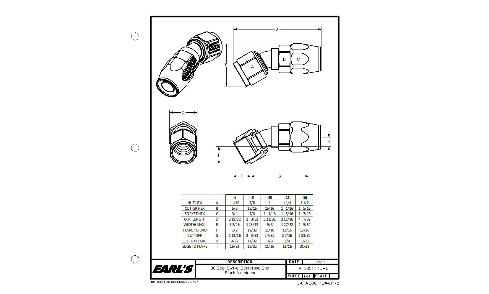 Earl's AT803106ERL primary image
