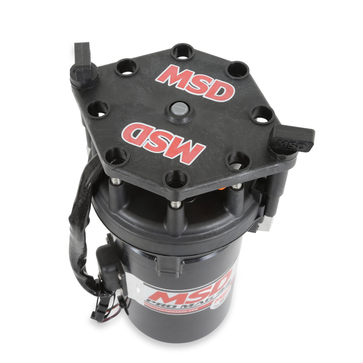 Pro Mag 44 Amp Generator, CCW Rotation, Black, Band Clamp - Photo - Close Up Top