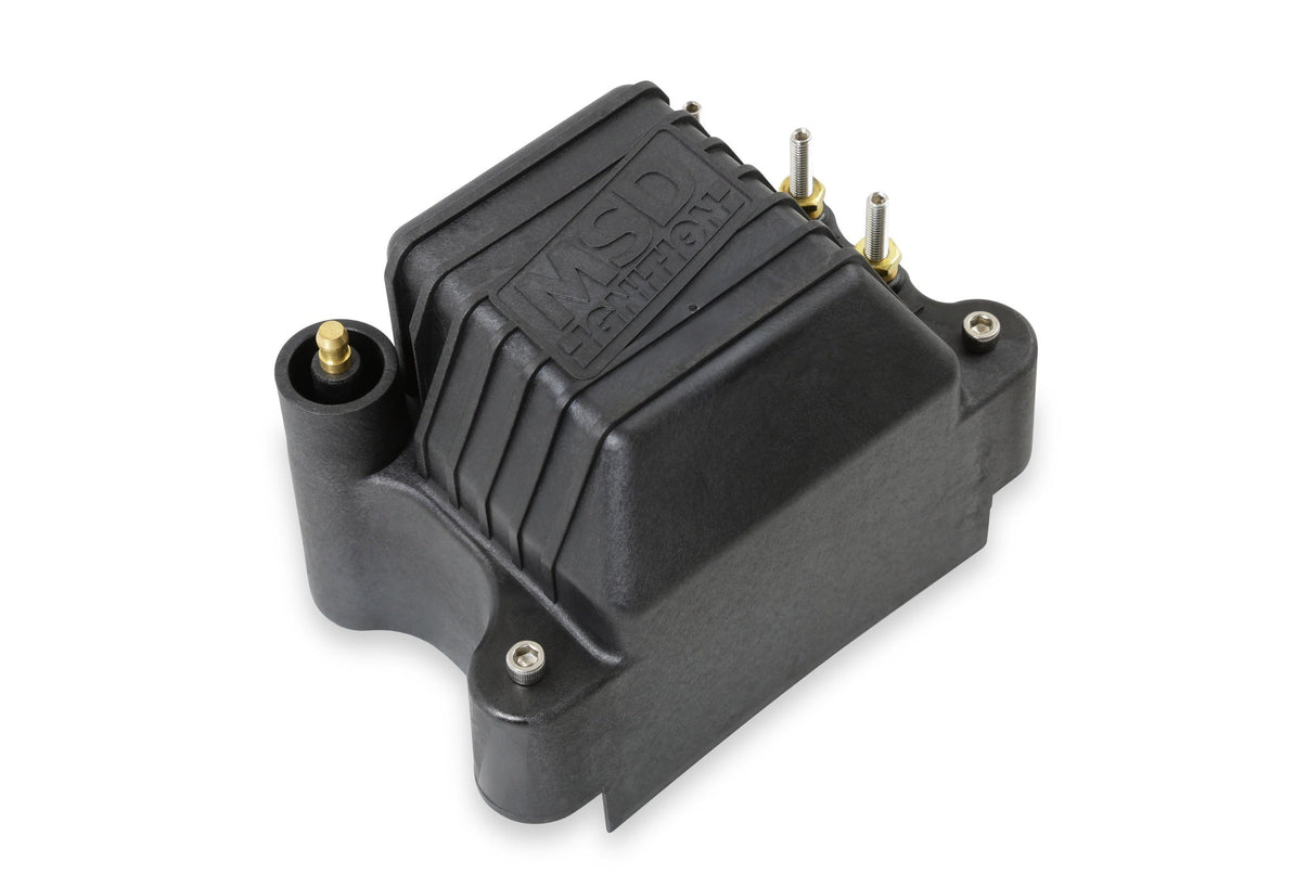 MSD Igniton Coil - Pro Mag - 44 Amp - Black - Photo - out of package Front