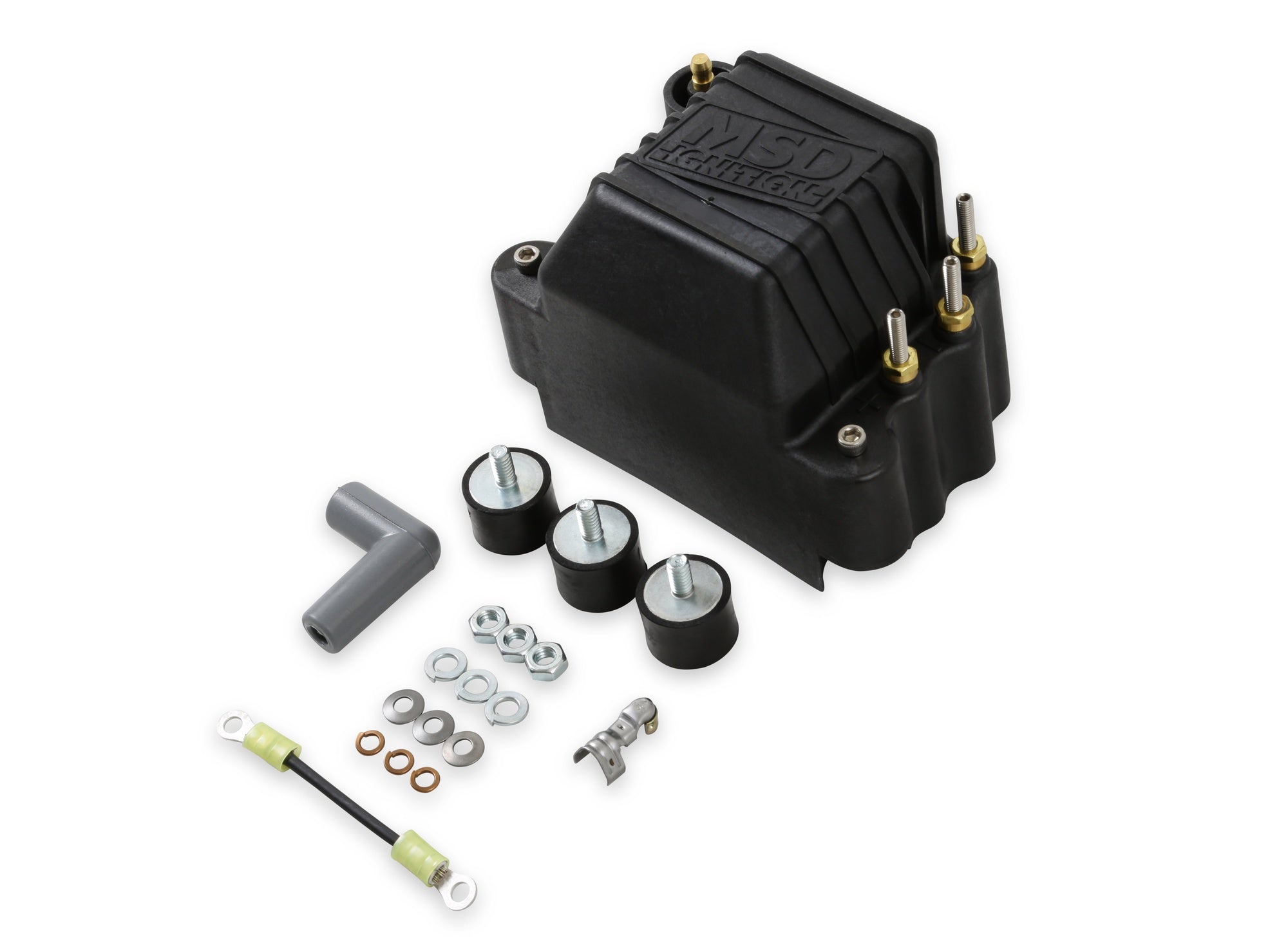 MSD Igniton Coil - Pro Mag - 44 Amp - Black - Photo - out of package Back