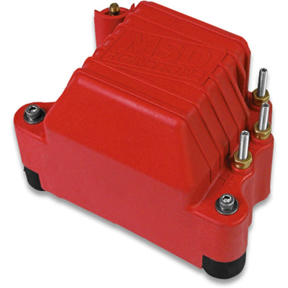 MSD IGNITON COIL - PRO MAG - 44 AMP - RED - Photo - Primary Front