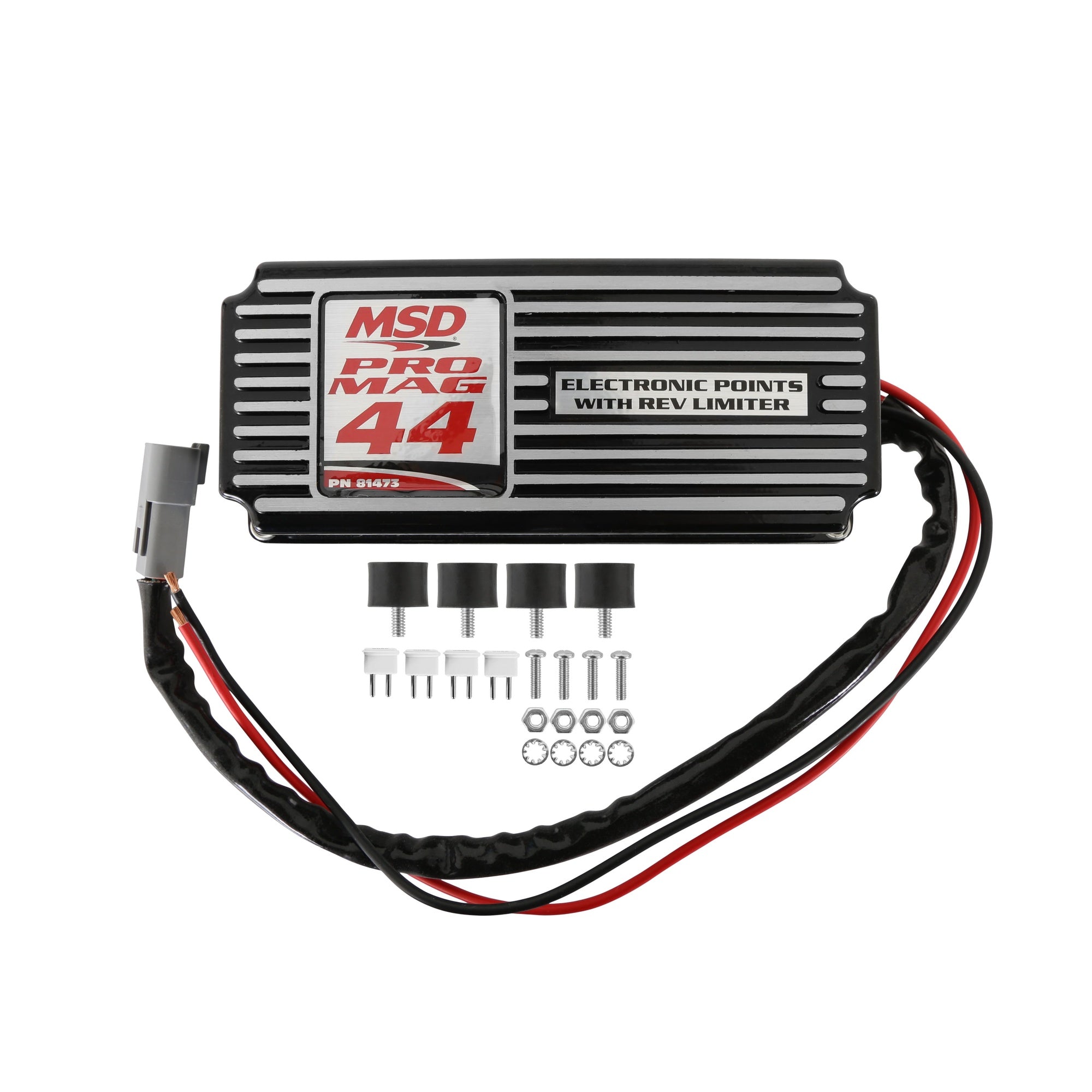 MSD Pro Mag 44 Amp Electronic Points Box - Black - Photo - Primary Top