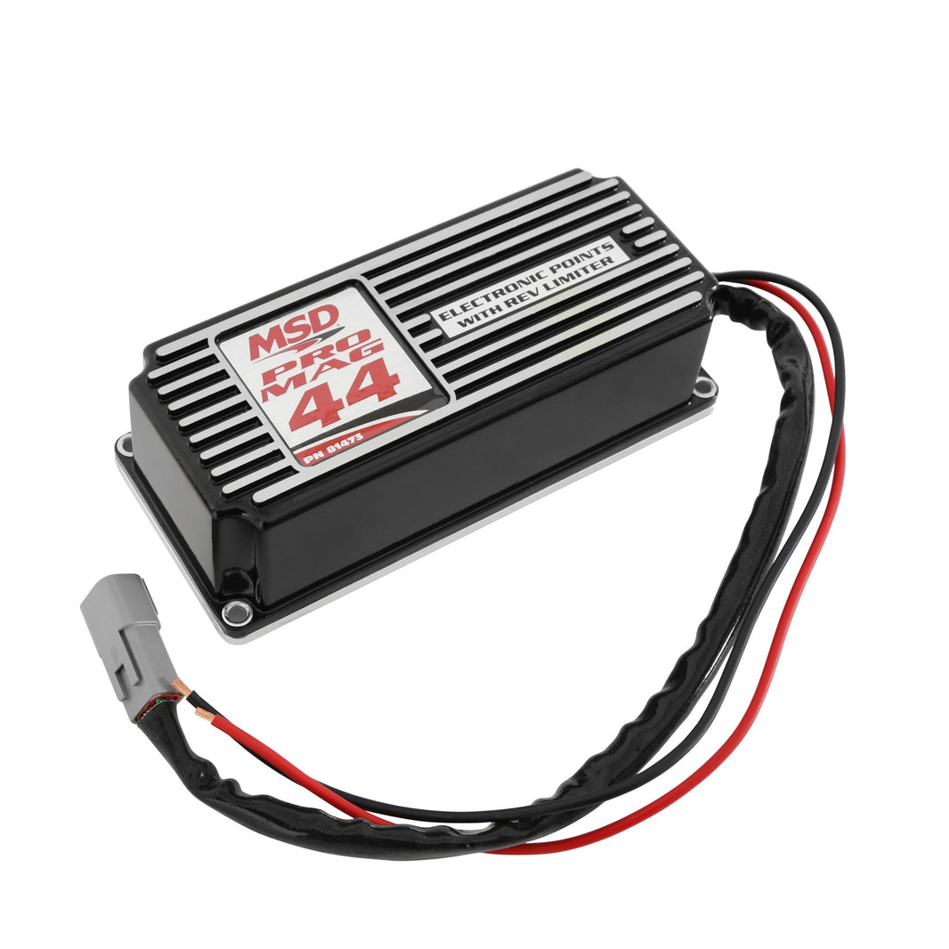 Elctrnc Pts Box, 44 ProMag,RevLimit,blck - MSD Pro Mag 44 Amp Electronic Points Box - Black