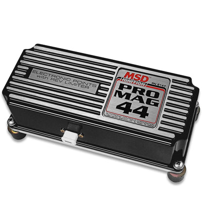 MSD Pro Mag 44 Amp Electronic Points Box - Black - Photo - out of package Back
