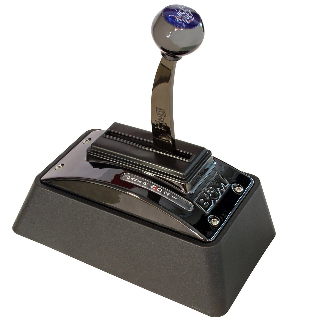 B&M Automatic Ratchet Shifter - Quicksilver - Black - Photo - Primary Front