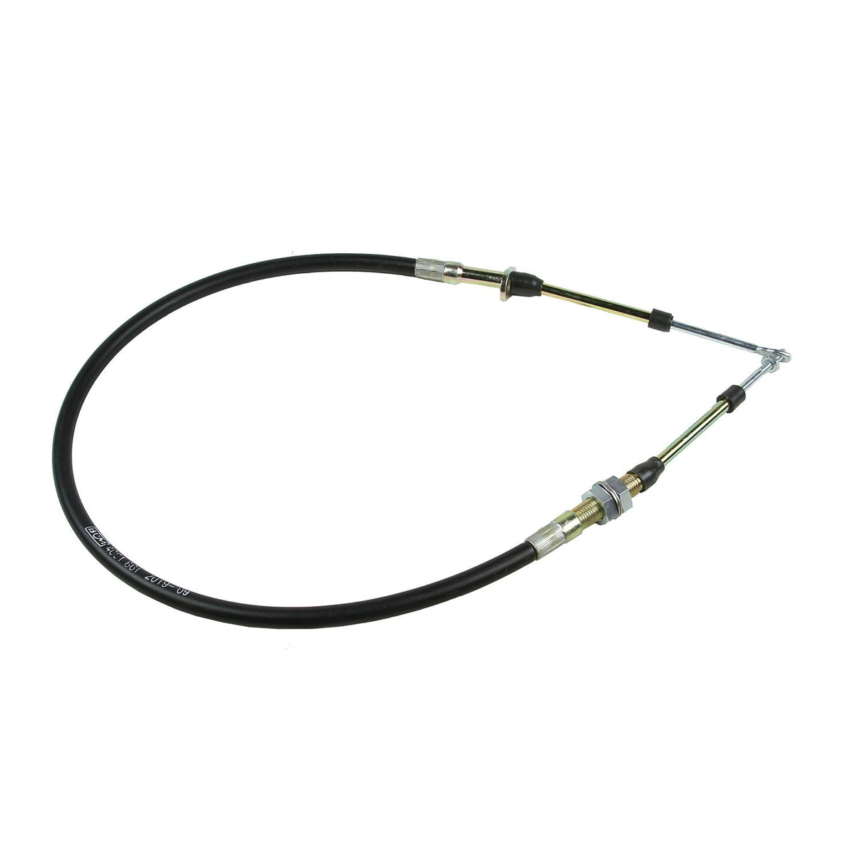 B&M Super Duty Shifter Cable - 3-Foot Length - Black - Photo - Close Up Right