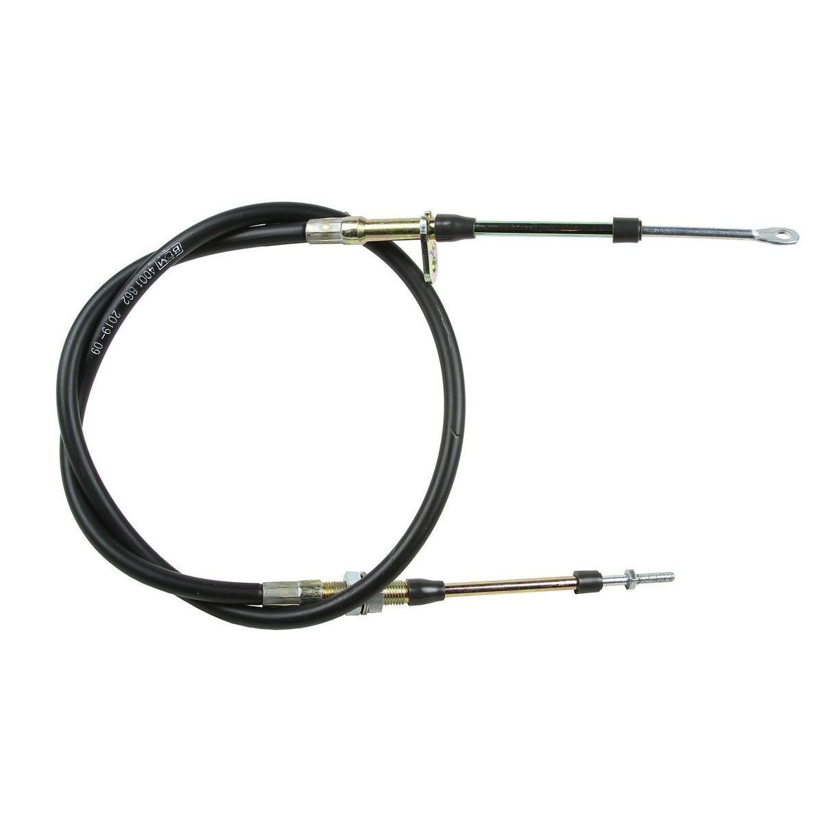 B&M Super Duty Shifter Cable - 4-Foot Length - Black - Photo - Close Up Right