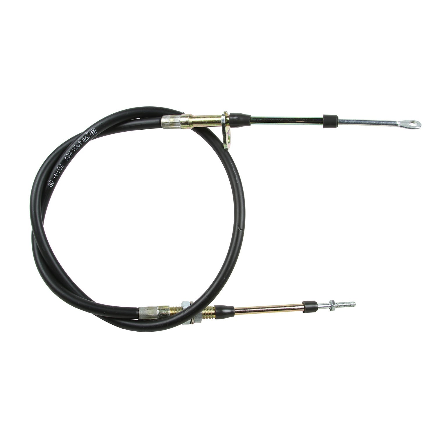 B&M Super Duty Shifter Cable - 4-Foot Length - Black - Photo - Close Up Right