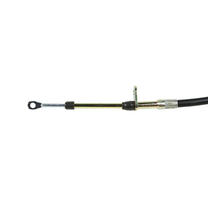 B&M Super Duty Shifter Cable - 5-Foot Length  - Black - Photo - Close Up Left