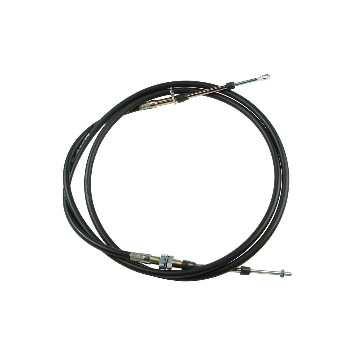B&M Super Duty Shifter Cable - 8-Foot Length  - Black - Photo - Close Up Right