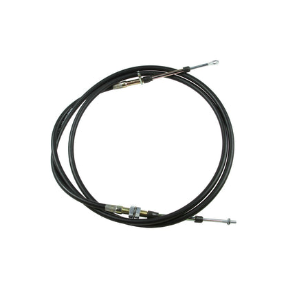 B&M Super Duty Shifter Cable - 8-Foot Length  - Black - Photo - Close Up Right