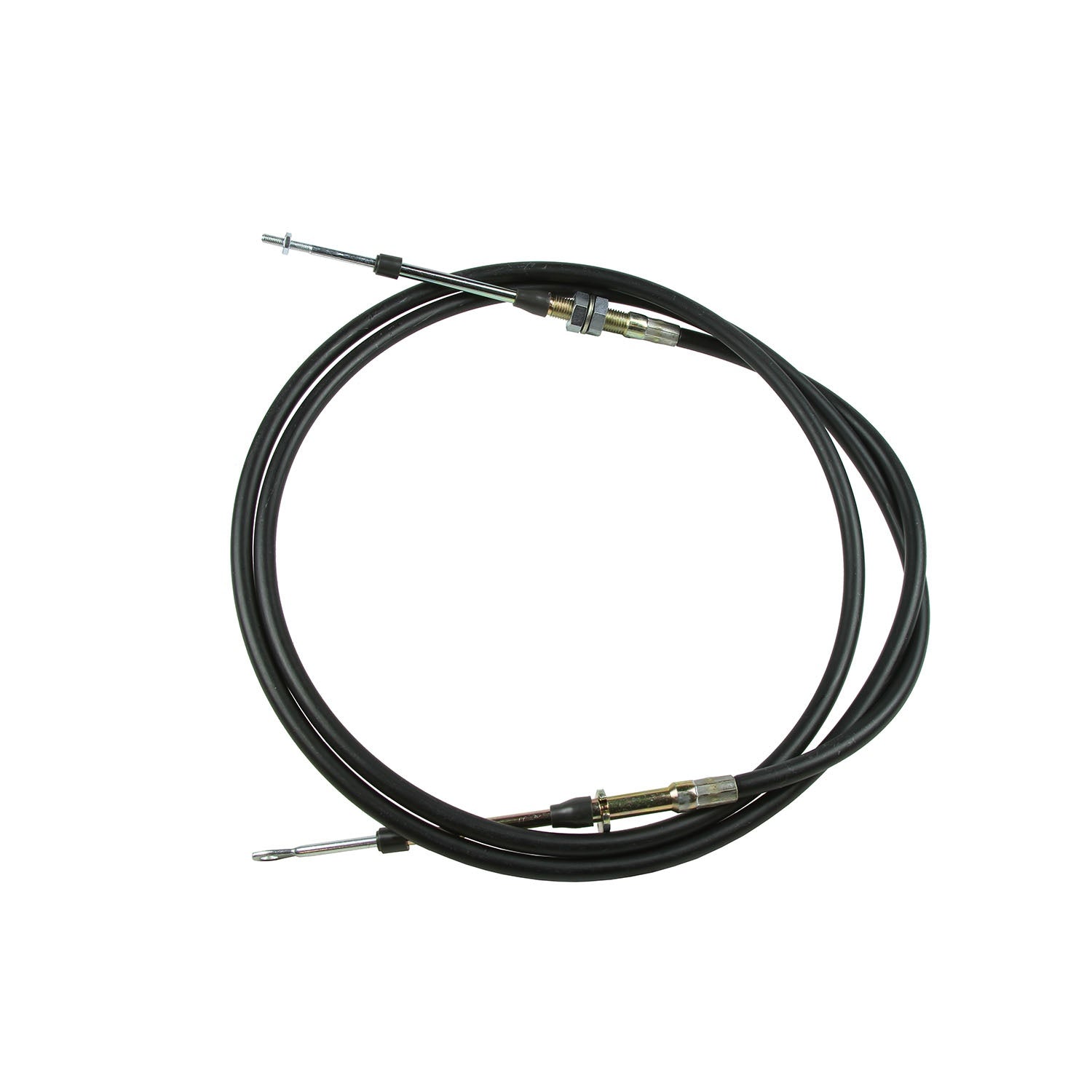 B&M Super Duty Shifter Cable - 8-Foot Length  - Black - Photo - Primary Front