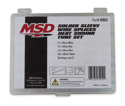 MSD Solder Sleeve Wire Splice Kit - Photo - Primary Front