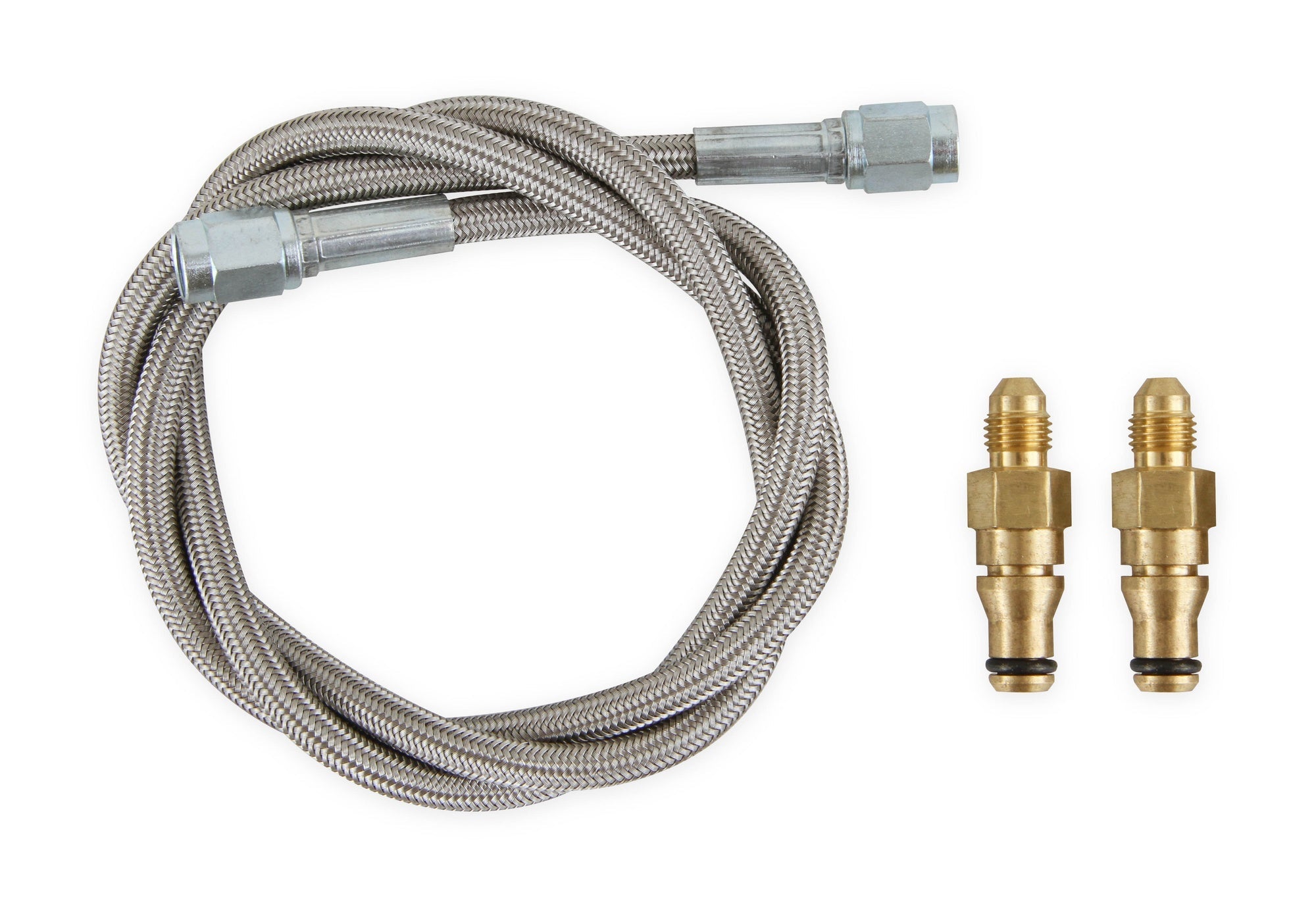 HAYS CLUTCH CYL FEED LINE KIT 3AN - Hays Hydraulic Release Bearing Feed Line Kit w/Adapters - 2005-13 Vette, - 2010-19 Camaro,2005-17 Mustang