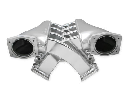 Collecteur d'admission SNIPER EFI LS1/2/6 HI-RAM IM, EFI, 92 mm - Collecteur d'admission Sniper EFI à double plénum 92 mm pour LS1/2/6, kit de rails - Argent