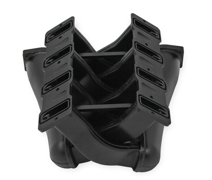SNIPER EFI LS1/2/6 HI-RAM IM, EFI, 92MM - Sniper EFI Fabricated Intake Manifold Dual Plenum 92mm LS1/2/6, Rail Kit - Blk