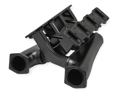 SNIPER EFI LS1/2/6 HI-RAM IM, EFI, 92MM - Sniper EFI Fabricated Intake Manifold Dual Plenum 92mm LS1/2/6, Rail Kit - Blk
