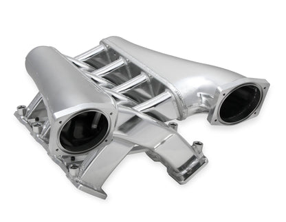 SNIPER EFI LS1/2/6 HI-RAM IM, EFI,102MM - Sniper EFI Fabricated Intake Manifold Dual Plenum 102mm LS1/2/6, Rail Kit - Slvr