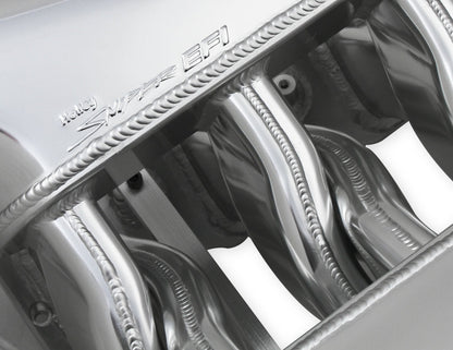 SNIPER EFI LS1/2/6 HI-RAM IM, EFI,102MM - Sniper EFI Fabricated Intake Manifold Dual Plenum 102mm LS1/2/6, Rail Kit - Slvr