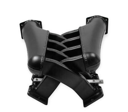 SNIPER EFI LS1/2/6 HI-RAM IM, EFI,102MM - Sniper EFI Fabricated Intake Manifold Dual Plenum 102mm LS1/2/6, Rail Kit - Blk
