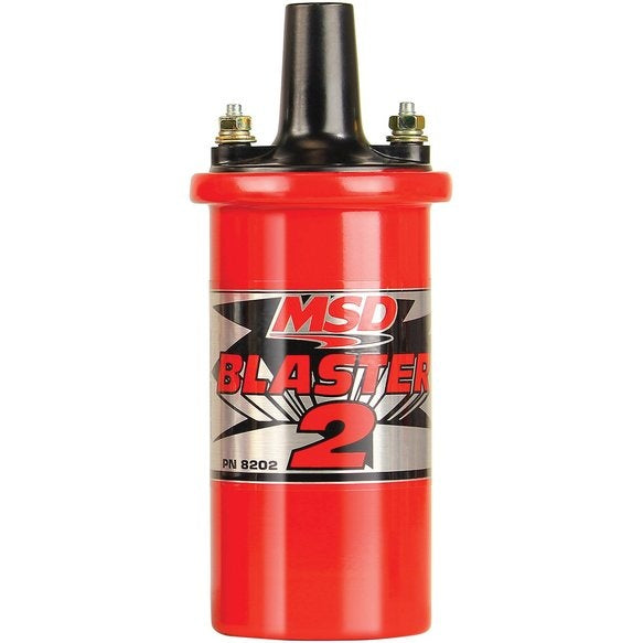 MSD Ignition Coil - Blaster 2 - Red - Photo - Primary Front