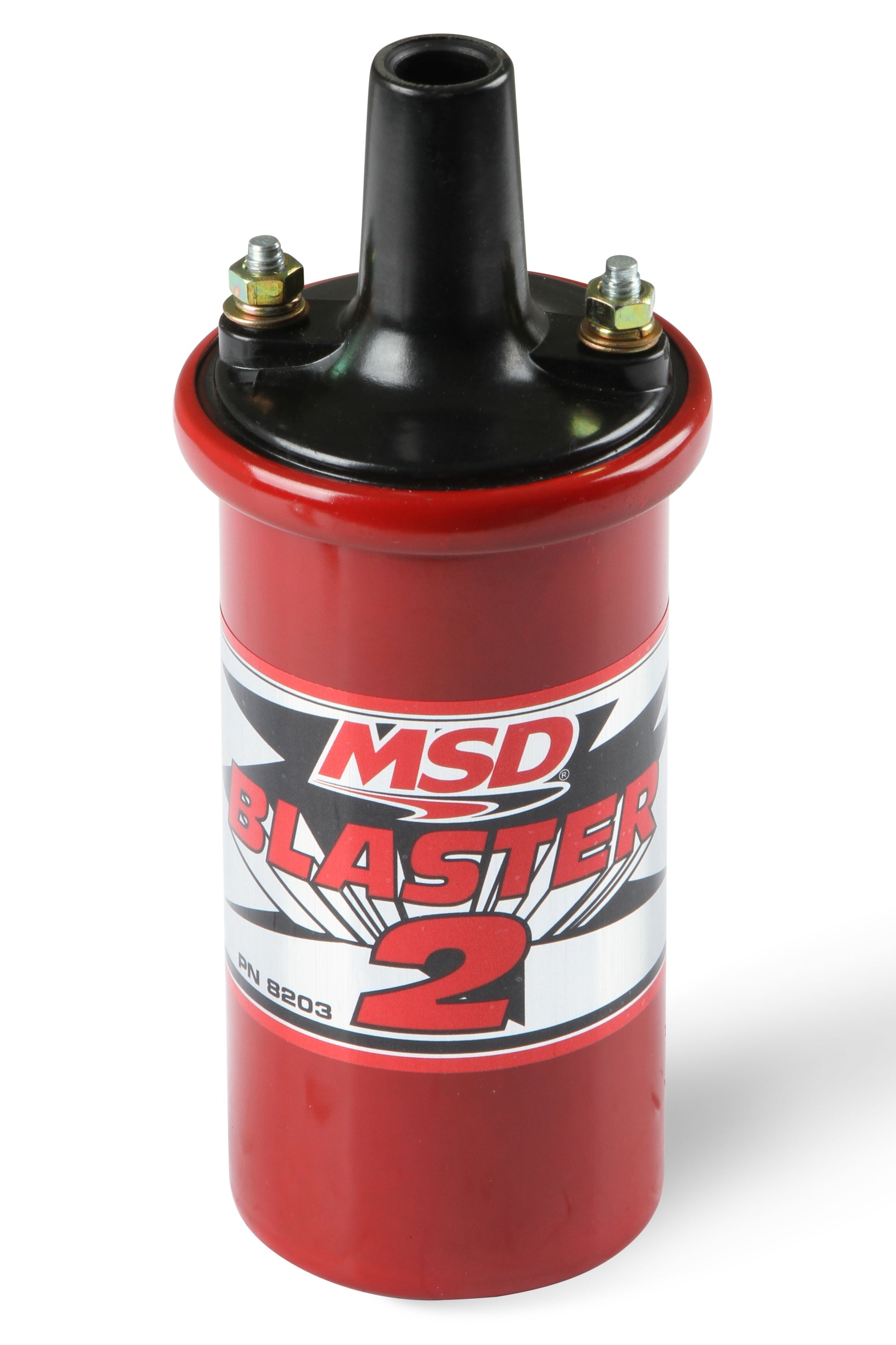 MSD Ignition Coil - Blaster 2 Series - Ballast Resistor - Red - Photo - Primary Front