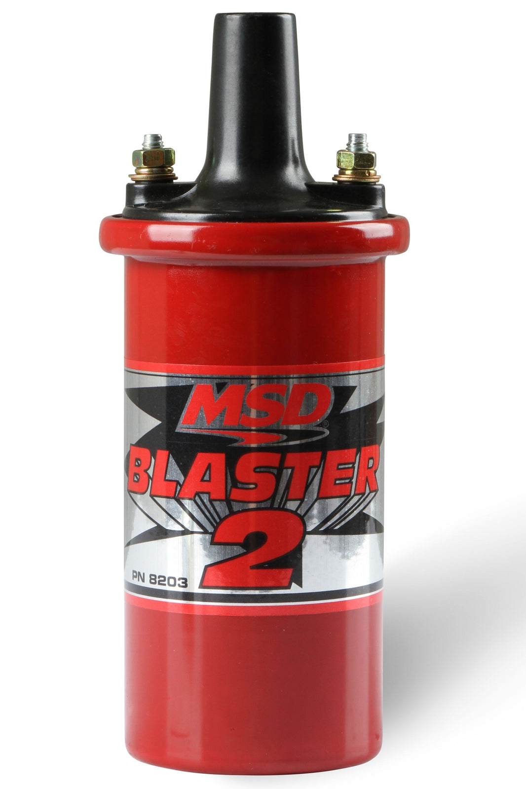 Bobine Blaster 2, avec ballast et accessoires - Bobine d'allumage MSD - Série Blaster 2 - Résistance de ballast - Rouge