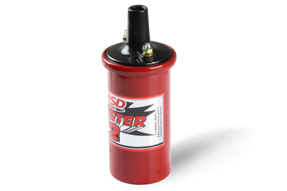 Bobine Blaster 2, avec ballast et accessoires - Bobine d'allumage MSD - Série Blaster 2 - Résistance de ballast - Rouge