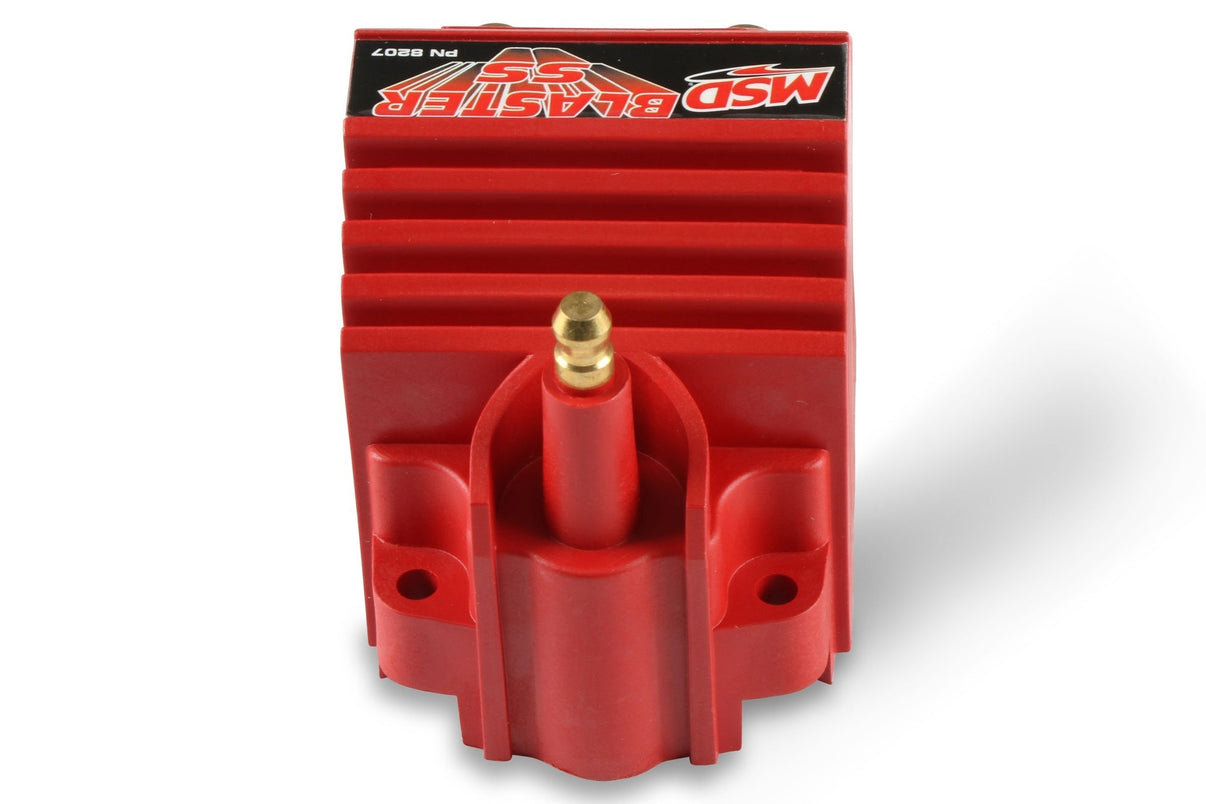 MSD Ignition Coil - Blaster SS - Red - Photo - out of package Back