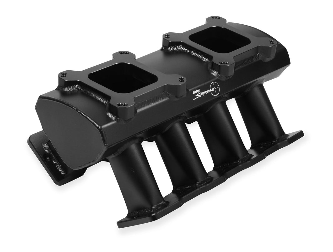 SNIPER LS1/2/6 HI-RAM DUAL QUAD KARBURATOR - Sniper Plademetalfremstillet Indsugningsmanifold GM LS1/2/6