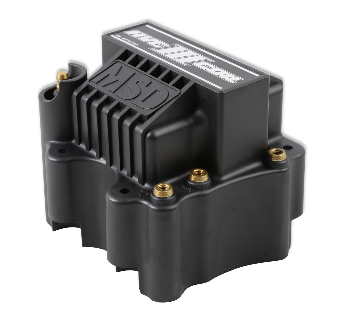 MSD Ignition Coil - HVC-3 Series - Black - Photo - out of package Top