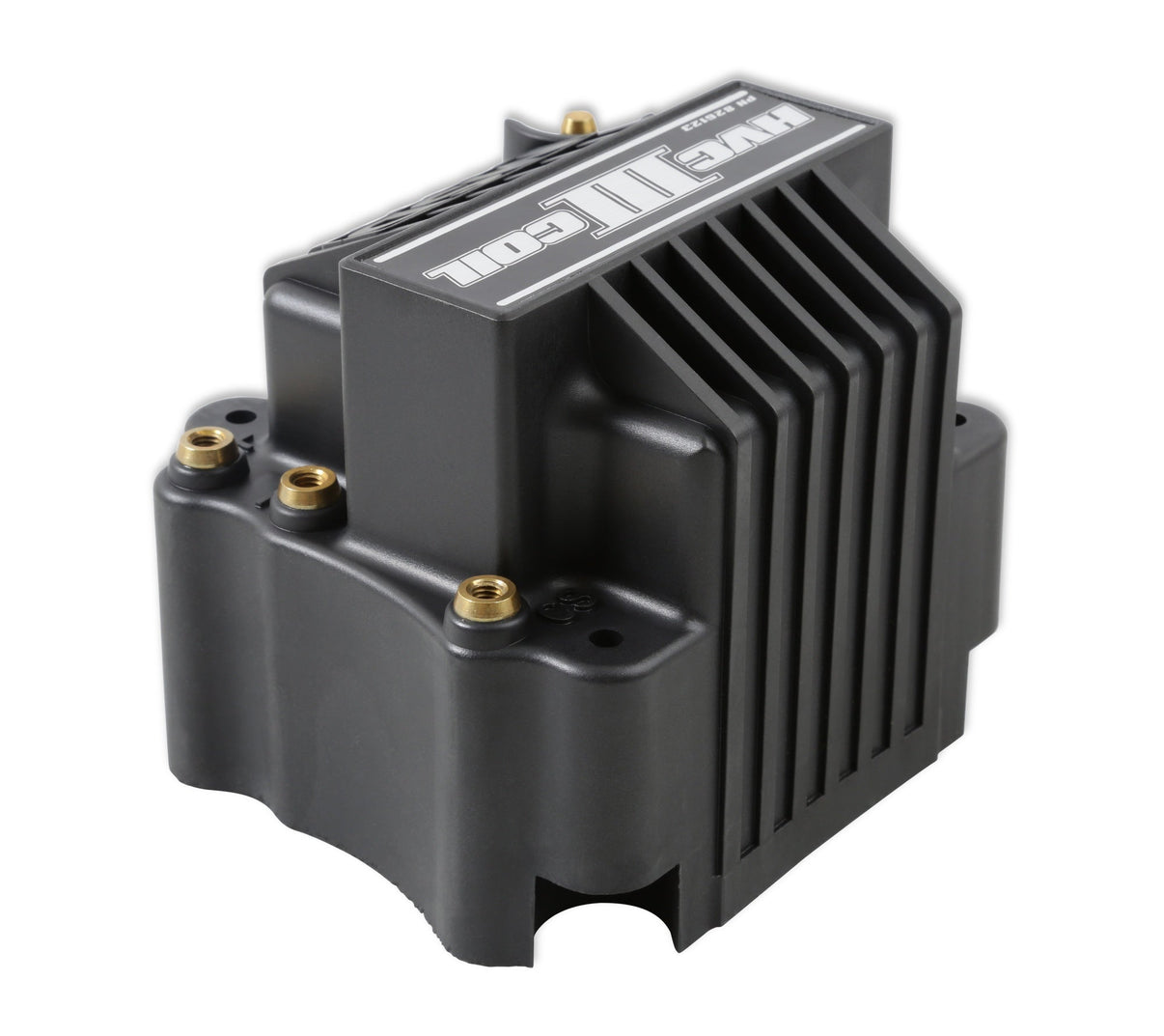 MSD Ignition Coil - HVC-3 Series - Black - Photo - out of package Angle