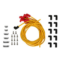 Spark Plug Wire Set - 8.8mm Spiral Suppression-Universal Set- 90° Boots - Yellow