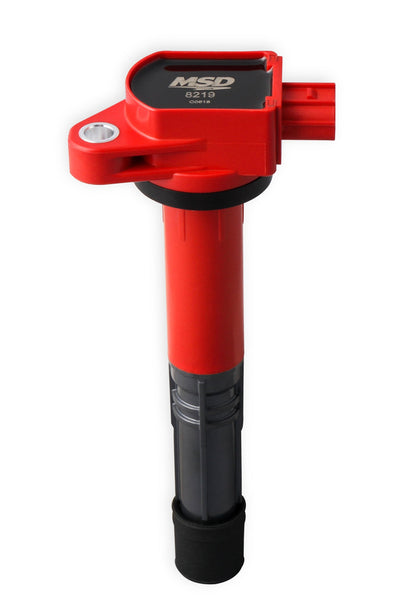 MSD Ignition Coil - Blaster Series - Honda/Acura 2.4L - Red - 4-Pack - Photo - out of package Right