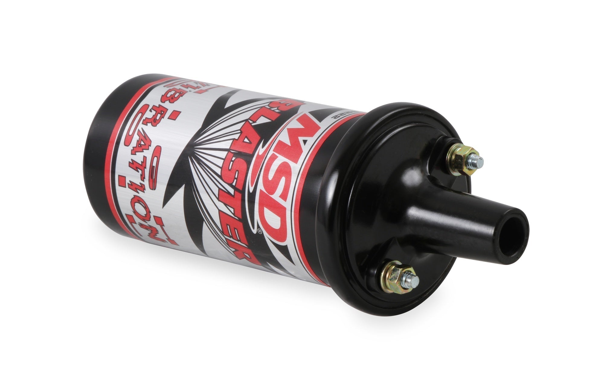 MSD Ignition Coil - Blaster Series - High Vibration - Black - Photo - out of package Left