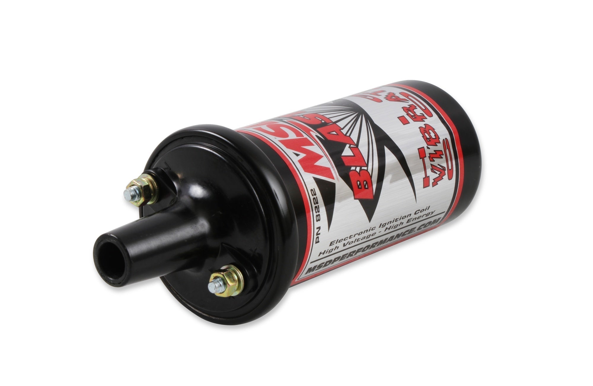 MSD Ignition Coil - Blaster Series - High Vibration - Black - Photo - out of package Back